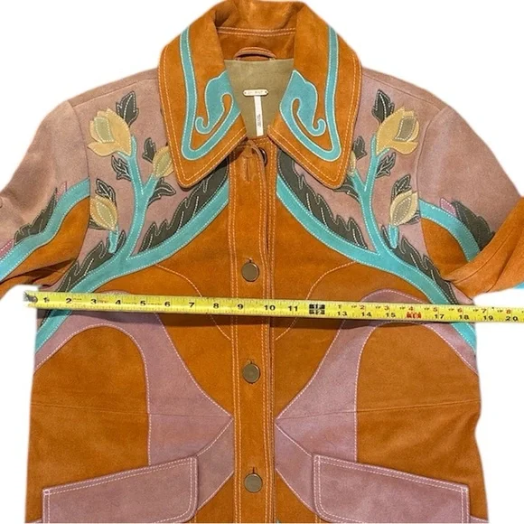 Free People EUC Suede Jacket Sz: XS - Picture 5 of 14